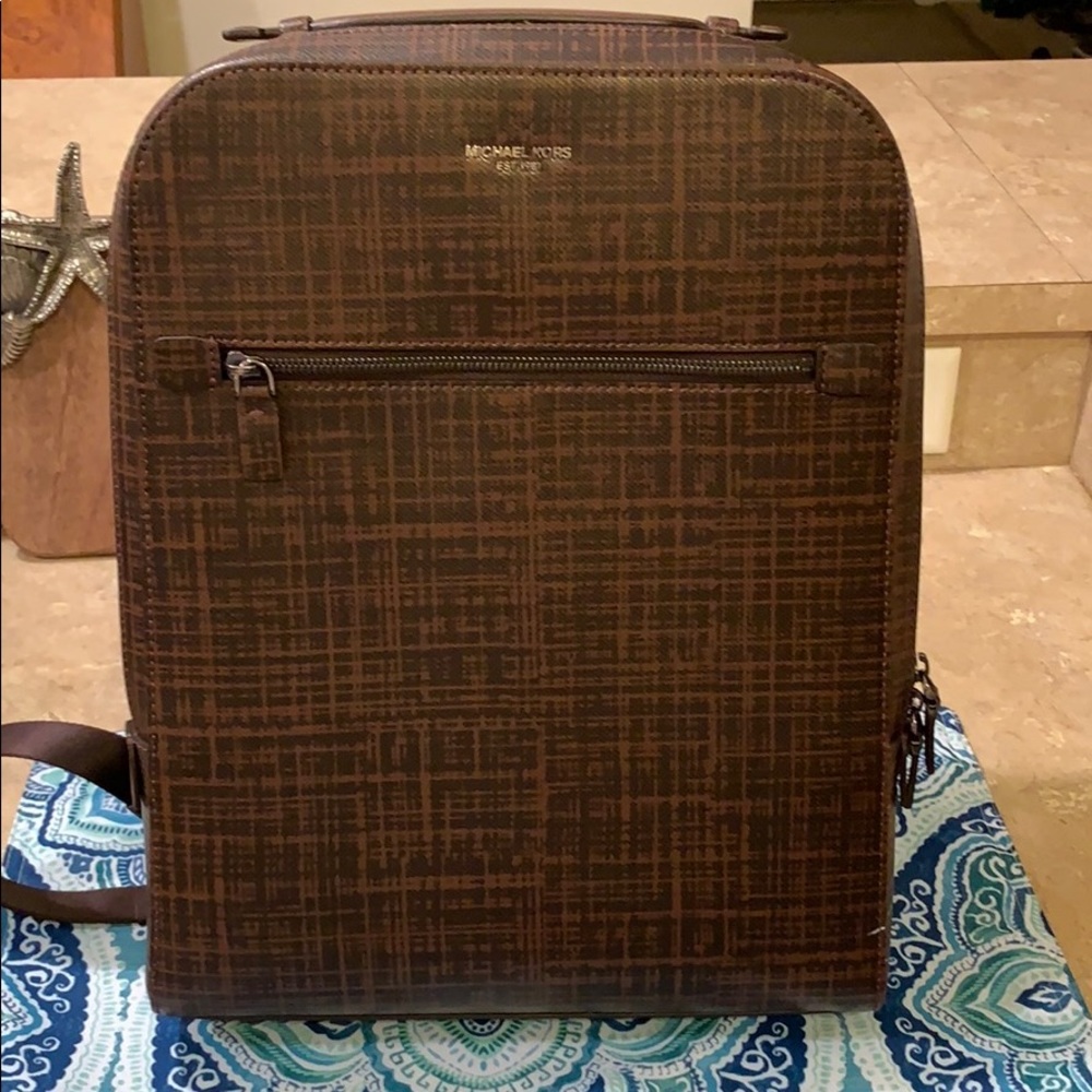 Michael Kors Brown Backpack